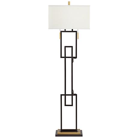 6610433 Steel floor lamp