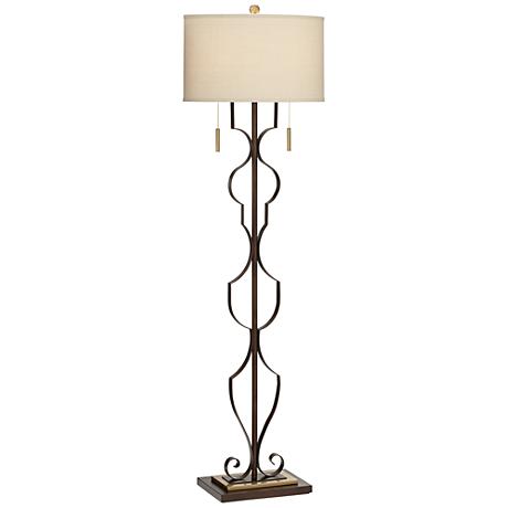 6610434 Steel floor lamp