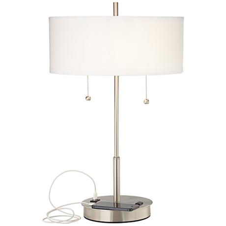 6620519 table lamp for guest rooms with USB charger