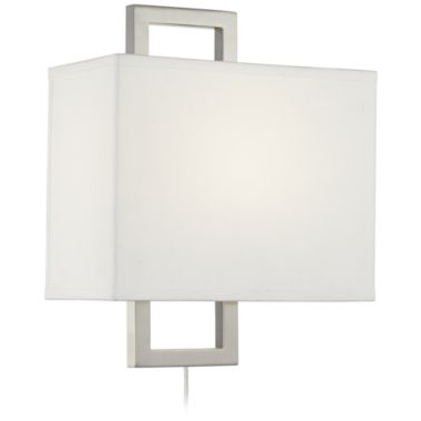 6630034 brushed nickel wall sconce