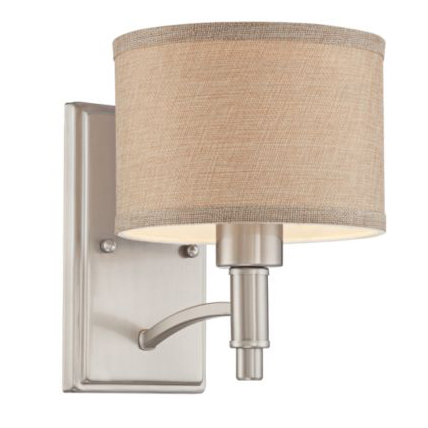 6630035 brushed nickel wall sconce