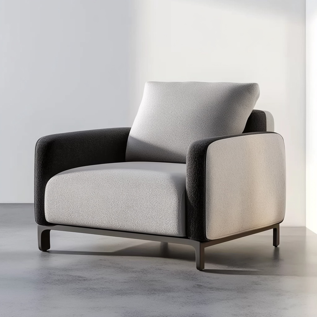 MTC0060 Matoezzi ITALIA design armchair with Italia fabric