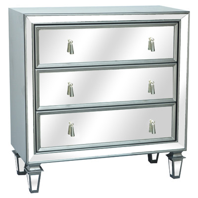 610011 Modern mirrored drawer cabinets chest