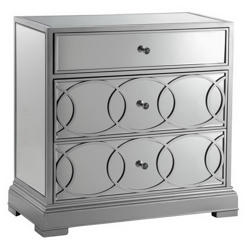 610068 glass chest furniture of drawers