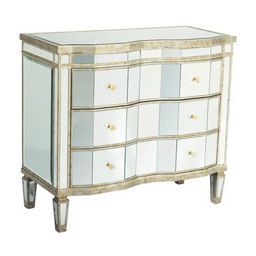 610073 glass chest furniture of drawers