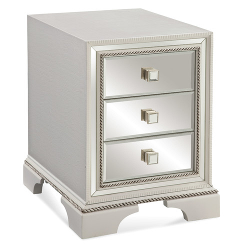 610074 glass chest furniture of drawers