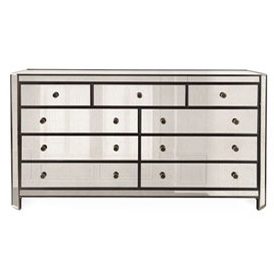 610077 glass chest drawers