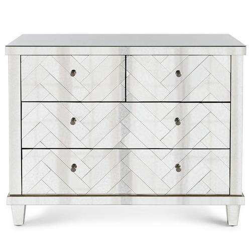 610079 glass chest drawers