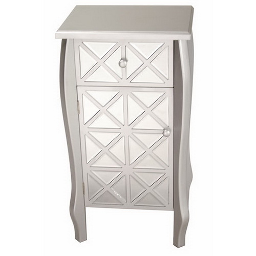 610220 bedroom furniture mirrored chest of drawers