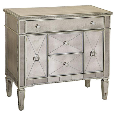 610352 vintage industrial mirrored cabinet