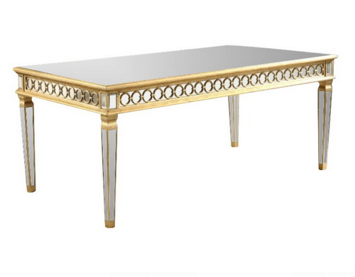 620005 Modern mirrored coffee table