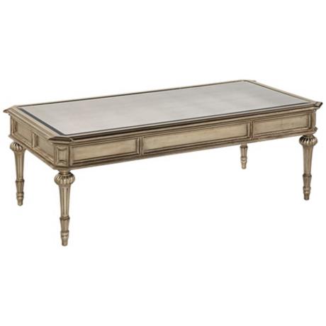 620008 Modern mirrored coffee table