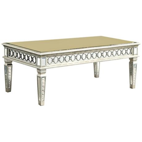 620014 Modern mirrored coffee table