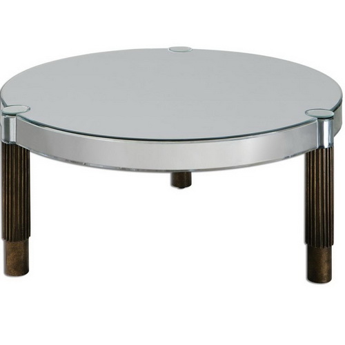 620017 Modern mirrored coffee table