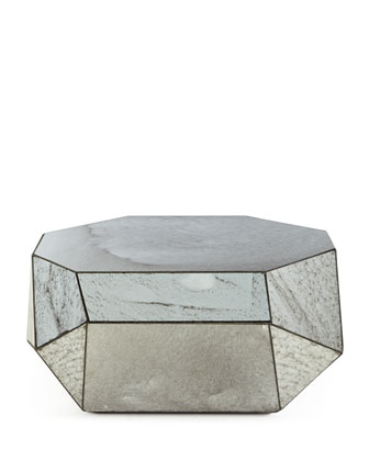 620021 Modern mirrored coffee table