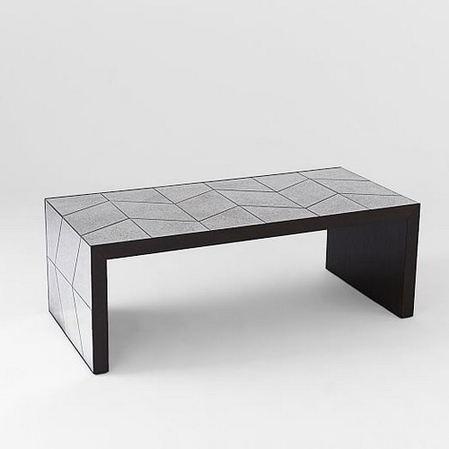 620022 Modern mirrored coffee table