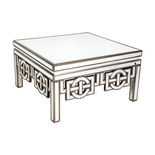 620029 Modern mirrored coffee table