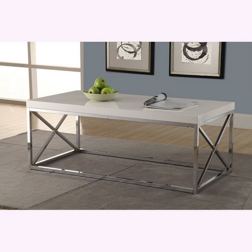 620034 Modern mirrored coffee table