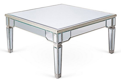 620047 Modern mirrored coffee table