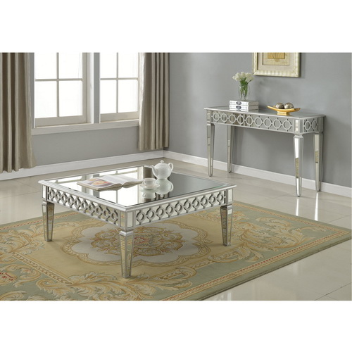 620048 Modern mirrored coffee table