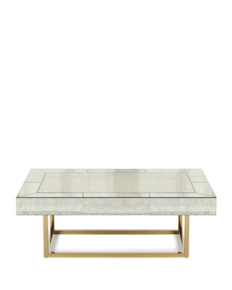 620050 Modern mirrored coffee table