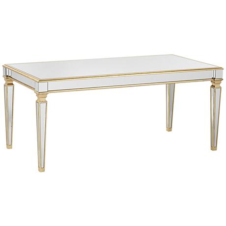 620051 Modern mirrored coffee table