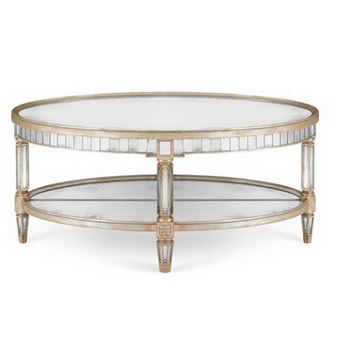 620065 Modern mirrored coffee table