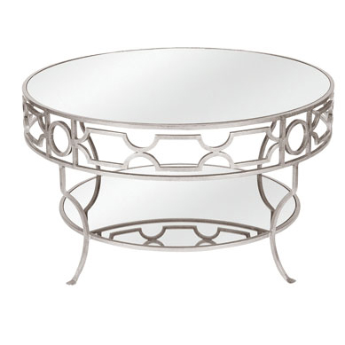 620066 Modern mirrored coffee table