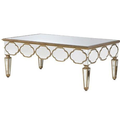 620069 Modern mirrored coffee table