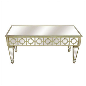 620086 Modern mirrored coffee table