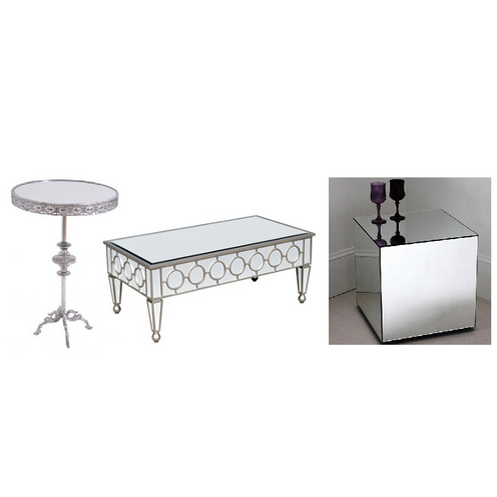 620090 Modern mirrored coffee table