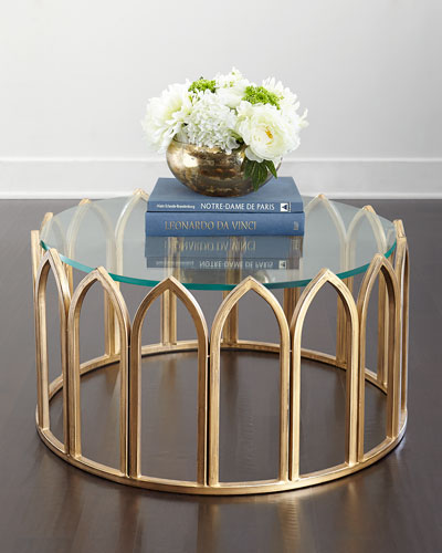 620095 Modern mirrored coffee table