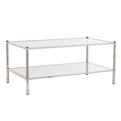 620098 Modern mirrored coffee table