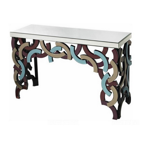 630012 console mirrored table modern