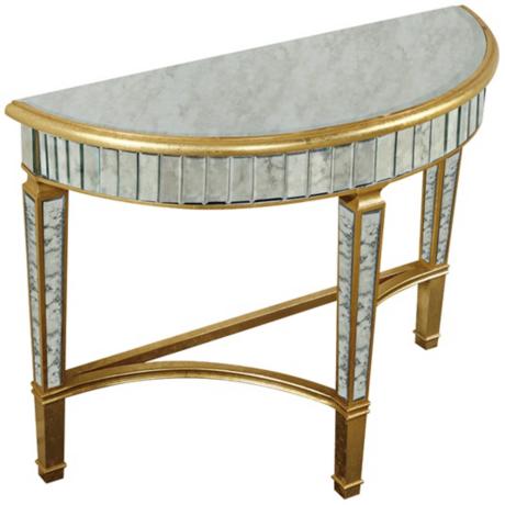 630022 baroque console mirrored table