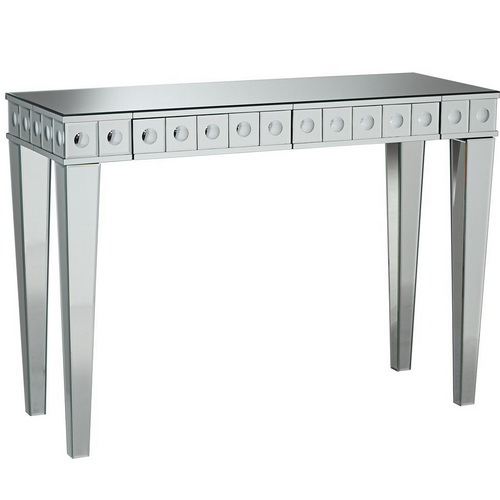 630038 half moon mirrored console table