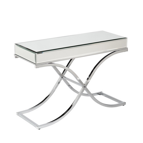 630131 modern mirrored console table