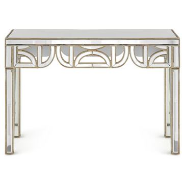 630141 modern mirrored console table