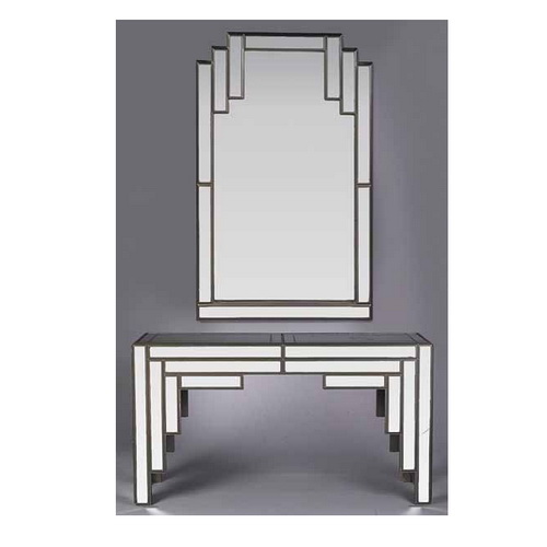 630142 modern mirrored console table