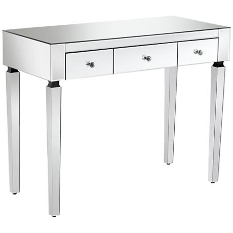 630170 modern mirrored console table