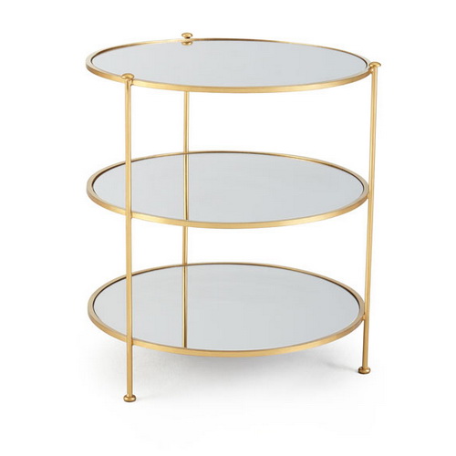 630183 luxury mirrored console table