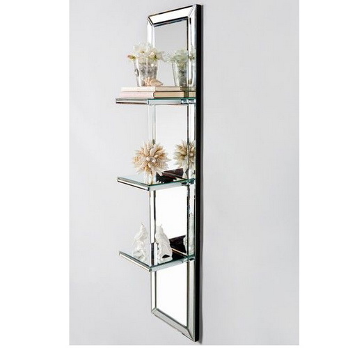 630190 luxury mirrored console table