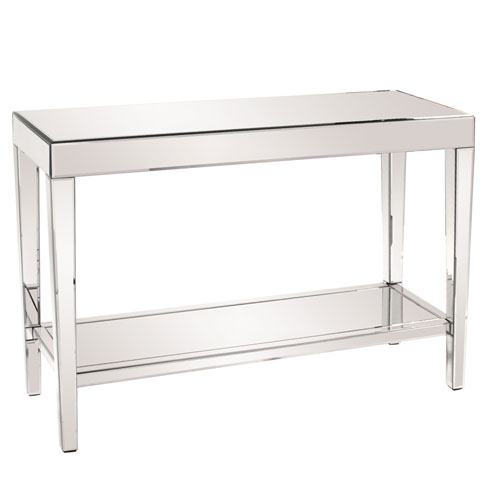 630197 luxury mirrored console table