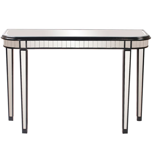 630199 luxury mirrored console table