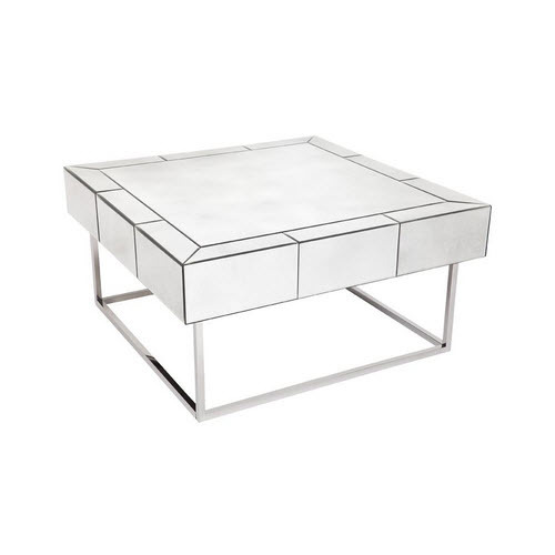 630203 luxury mirrored console table