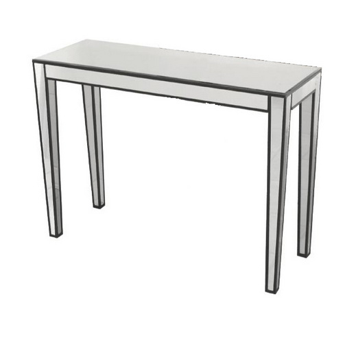 630205 luxury mirrored console table