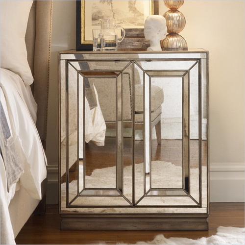 630215 luxury mirrored console table