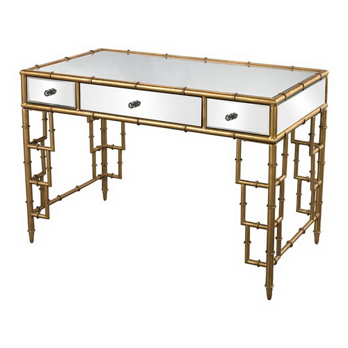 630218 luxury mirrored console table