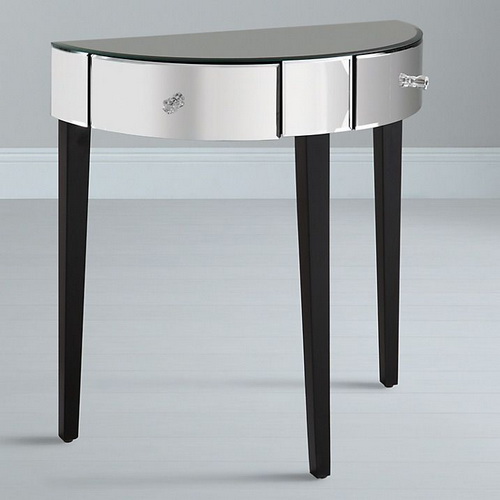 630221 luxury mirrored console table