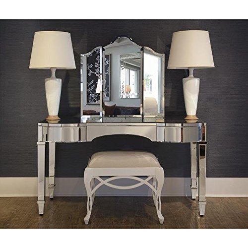 630234 luxury mirrored console table